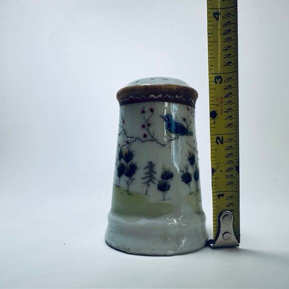 VTG Asian Inspired Hat Pin Display Holder Birds & Trees Retro Collectible 1920s - Picture 7 of 15